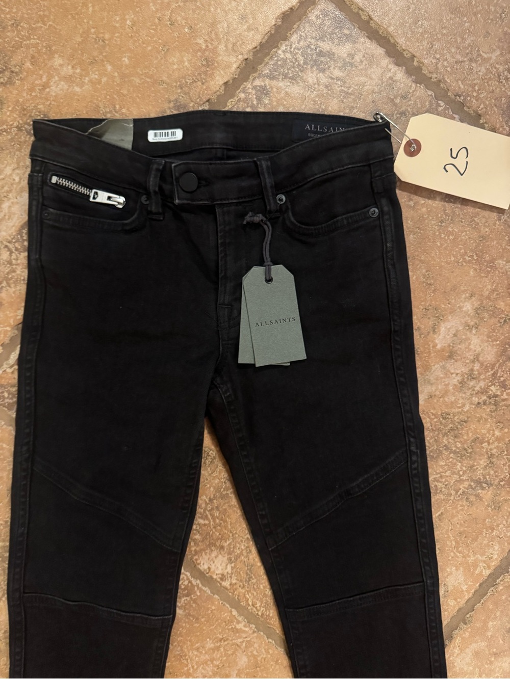 All Saints Biker Cropped Jeans from Sony Pictures Costume dept.